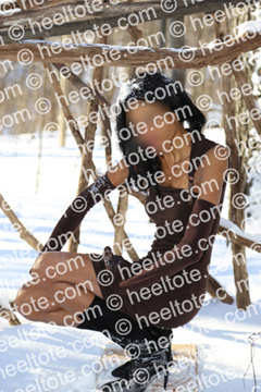 Look 2                      of How to Take Stylish Photos in the Snow                       heeltote.com