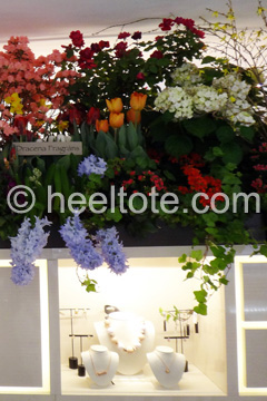 Fragrant section at Macy's 40th Annual                        Flower Show  heeltote.com