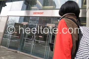 Heeltote Haiku: Welcome to Detroit | 2014                          auto show |was the place to go  heeltote.com
