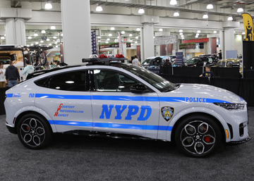 2022 New York International Auto Show at the Jacob Javitz Center | New York Police Department (NYPD)  heeltote.com