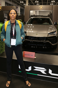 2022 New York International Auto Show at the Jacob Javitz Center | Lamborghini.  In Grey  heeltote.com