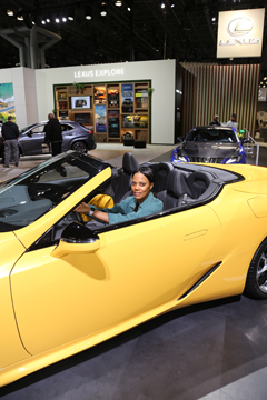 2022 New York International Auto Show at the Jacob Javitz Center | Lexus. Yellow  heeltote.com