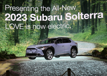 2022 New York International Auto Show at the Jacob Javitz Center | Subaru.  Presenting The All-New Subaru Solterra   heeltote.com